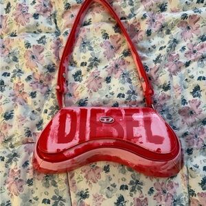 Diesel Vibrant Red Shoulder Bag